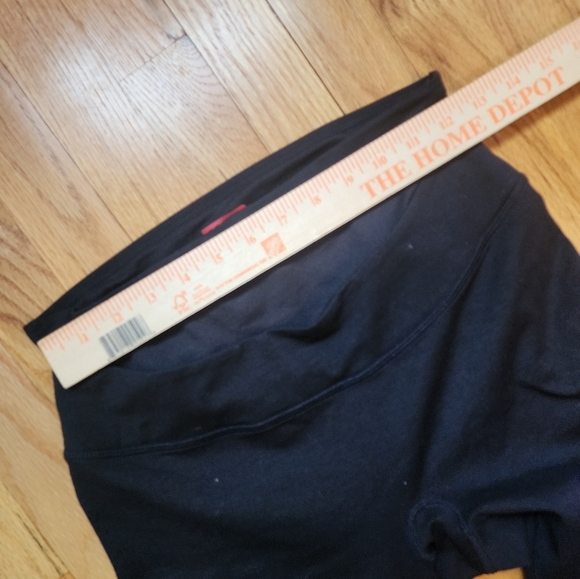 Spanx Bagel Buster Black Flared Yoga Power Pant Size Large Athleisure Slim X - Picture 11 of 12